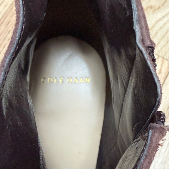 Cole Haan Ankle Boots Dark Brown - Picture 6 of 7